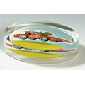 Lucite Horizontal Oval Stock Shape Embedment / Award